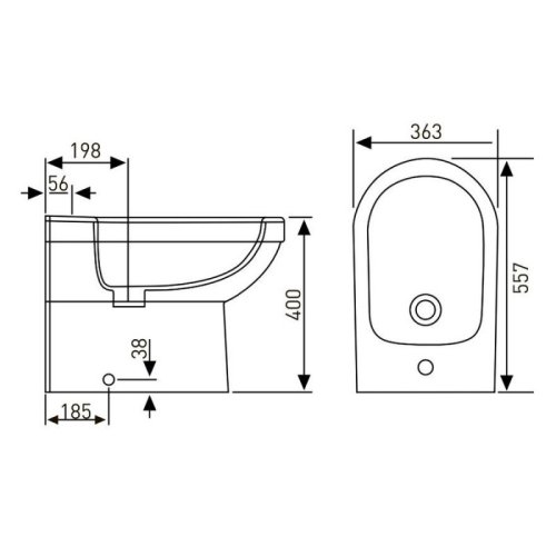 Биде Volle Solar 13-93-064