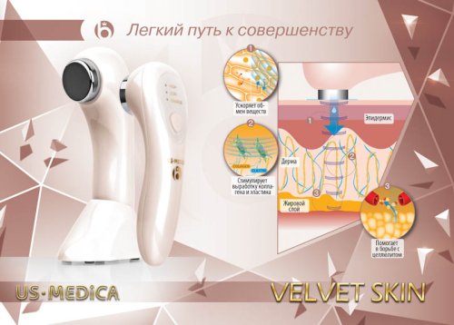 Ультразвуковий прилад для тіла US MEDICA Velvet Skin
