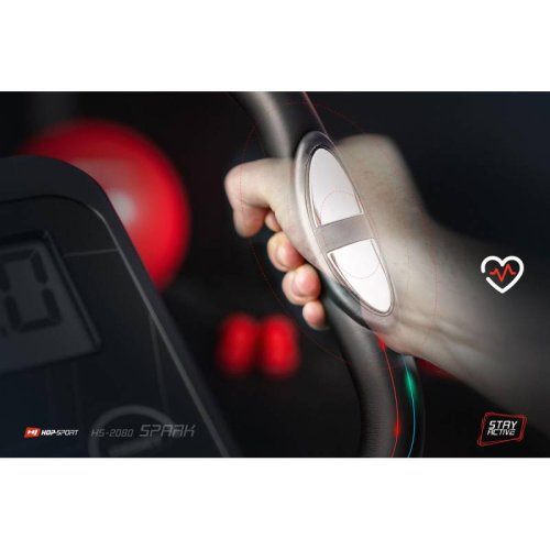 Велотренажер Hop-Sport HS-2080 Spark grey/white 2018