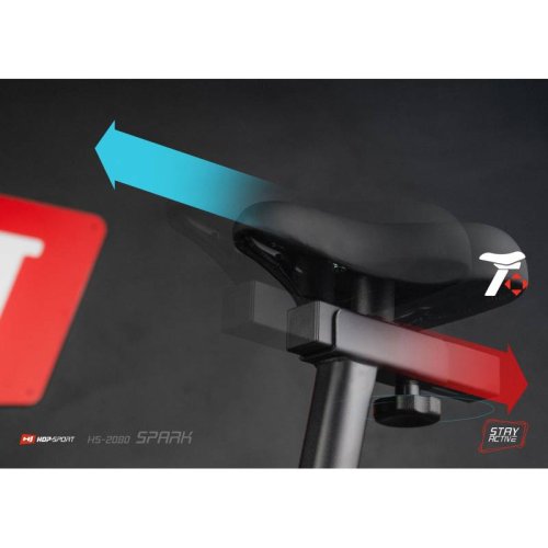 Велотренажер Hop-Sport HS-2080 Spark grey/white 2018