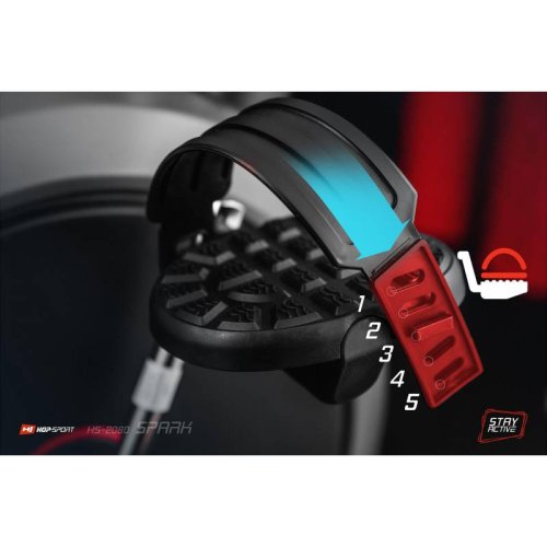 Велотренажер Hop-Sport HS-2080 Spark grey/white 2018