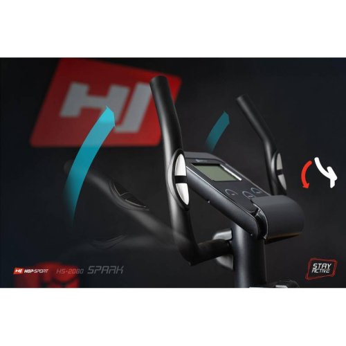 Велотренажер Hop-Sport HS-2080 Spark grey/white 2018