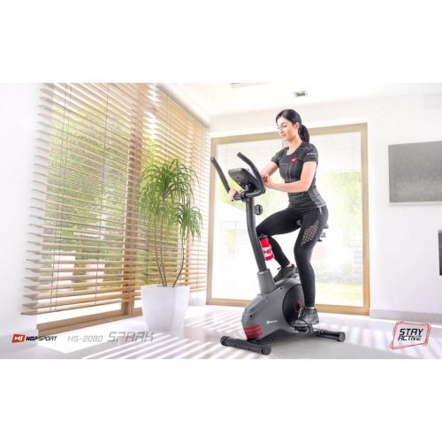 Велотренажер Hop-Sport HS-2080 Spark grey/white 2018