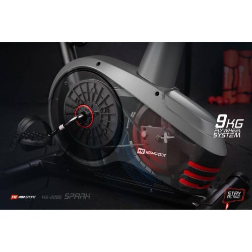 Велотренажер Hop-Sport HS-2080 Spark grey/white 2018