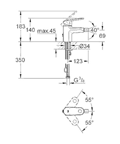 Змішувач Grohe EuroPlus 32623002