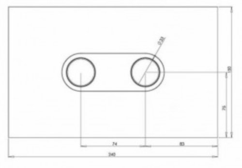 Кнопка со спускным устройством Kolo Cameleon 94153003