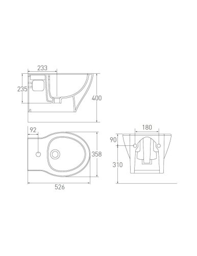 Биде Volle Iberia 13-21-027