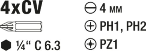 KWB мультитул с 4 битами