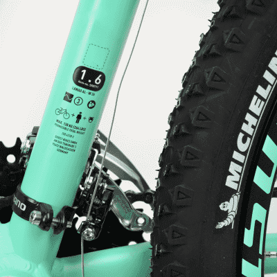 Велосипед Ghost Lanao 1.6 26" 2019 / рама XXS бирюзовый/черный (86LA1001)