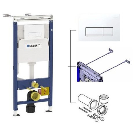 Клавиша смыва Geberit Delta51 115.105.11.1