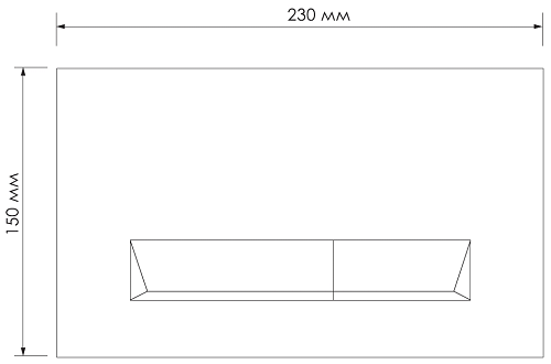 Клавиша смыва Imprese Pan Breclav White i8245W