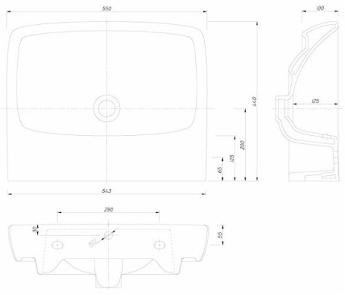 Умывальник Kolo Nova Pro M31056000