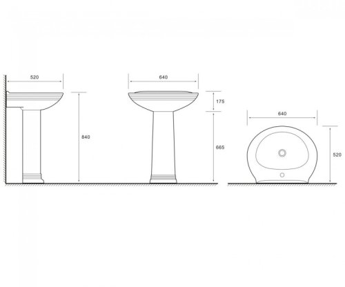 Умывальник Volle Barco 13-88-602