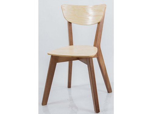 Стул МИКС-мебель Рондо каркас орех / спинка натуральный