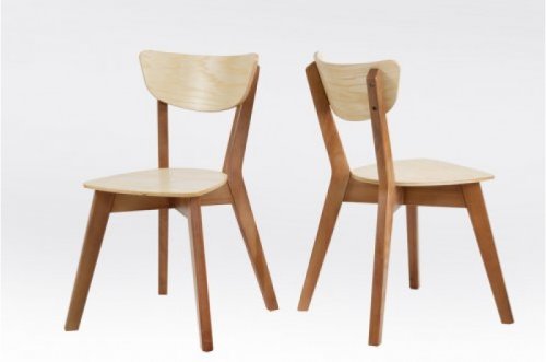 Стул МИКС-мебель Рондо каркас орех / спинка натуральный