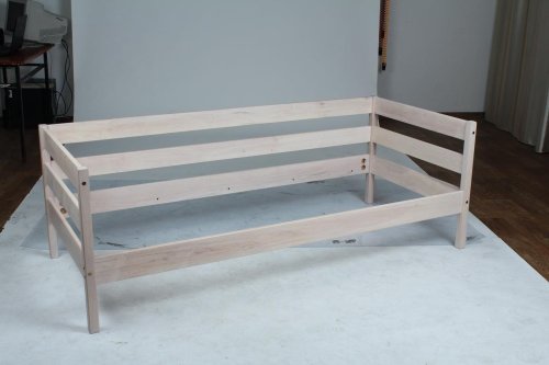 Кровать односпальная МИКС-мебель SKY-3 800x1900 беленый дуб