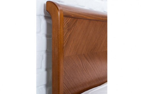 Ліжко двоспальне МІКС-меблі Ассоль 1600x2000 з підйомним механізмом темний горіх