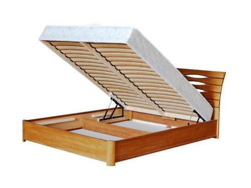 Кровать двуспальная МИКС-мебель Мария с подъемным механизмом 1600x2000 белый