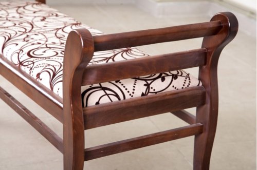 Банкетка МИКС-мебель Роял New 1300 темный орех