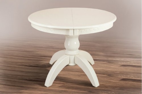 Стіл обідній МІКС-меблі Престиж слонова кістка