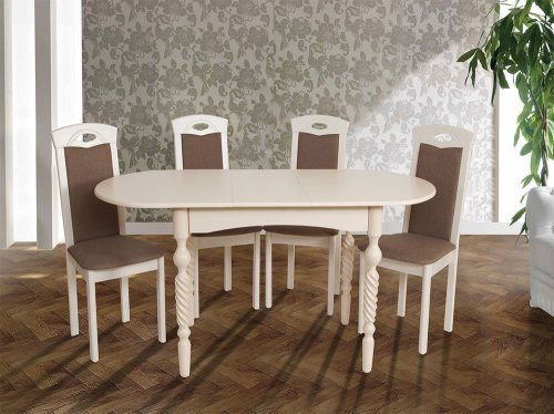 Стол обеденный МИКС-мебель Бруно белый