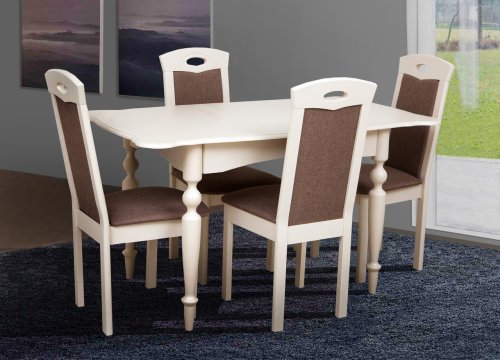 Стол обеденный МИКС-мебель Омега белый