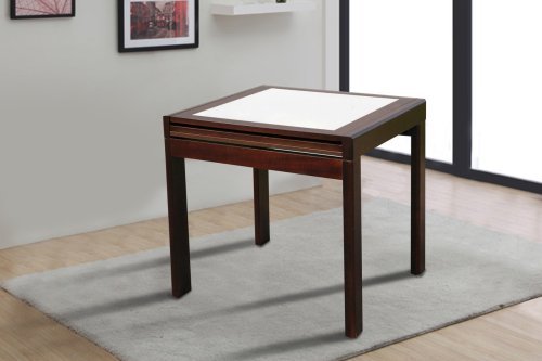 Стіл обідній МІКС-меблі Онікс горіх темний