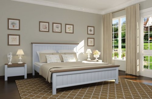 Тумба МИКС-мебель Беатрис ваниль + темный орех