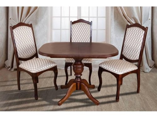 Стол обеденный МИКС-мебель Триумф темный орех