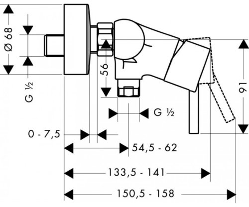 Змішувач Hansgrohe Talis S2 32640000