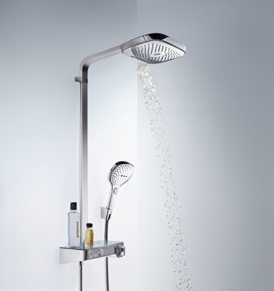 Душевая система Hansgrohe Raindance Select E Air 3jet 300 Showerpipe 27127000