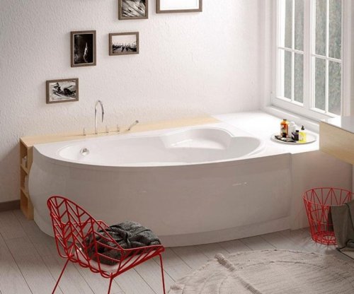 Ванна PoolSpa Europa Asym 170x115 R PWAD110ZN000000 + ножки