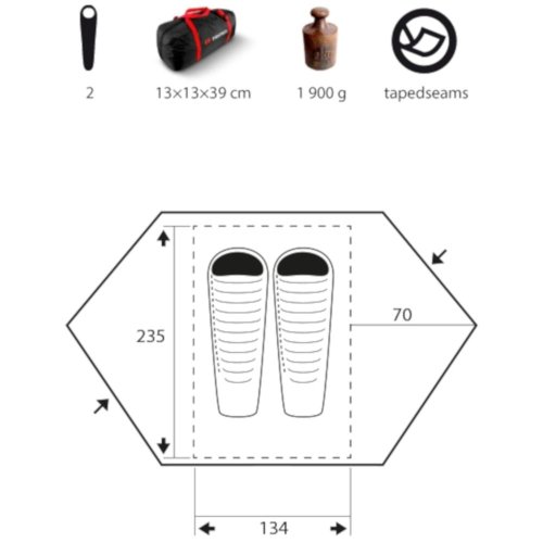 Палатка Trimm Vector-DSL Bordo/Grey