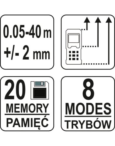 Лазерный дальномер STHOR 81790