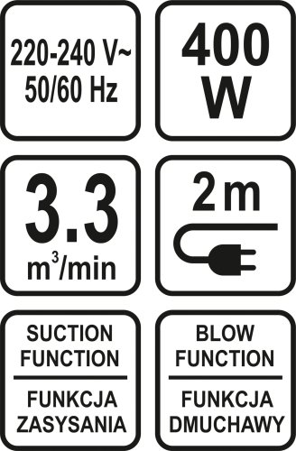 Пылесос-воздуходув STHOR 79662