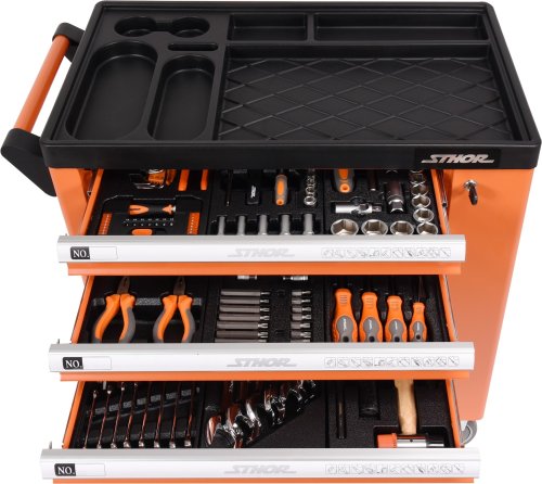 Тележка для инструментов STHOR 58560 + инструменты 184 предмета