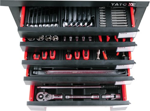 Тележка для инструментов YATO YT-55293 + инструменты 165 предметов