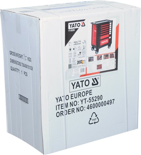 Тележка для инструментов YATO YT-55290 + инструменты 211 предметов