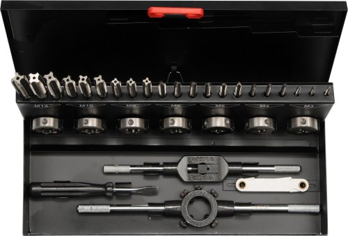 Набор метчиков и плашек YATO YT-2975 (32 предмета)