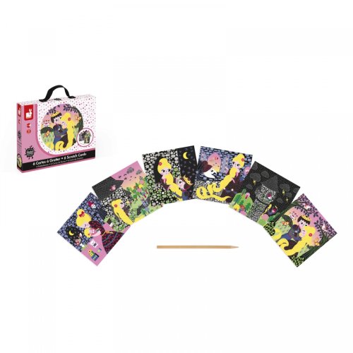 Скрейтч-карты Janod Рапунцель J07771