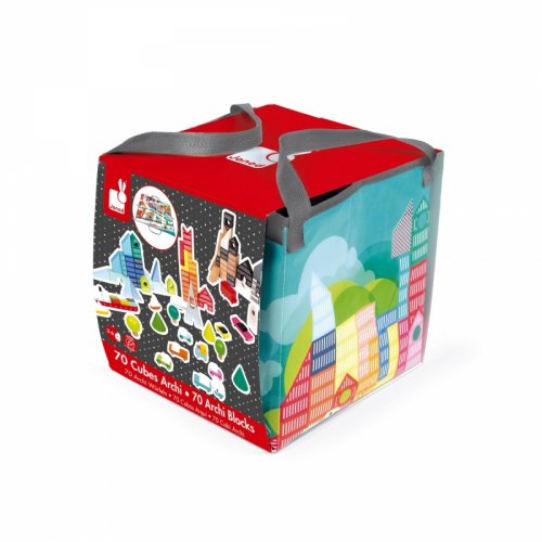 Кубики Janod Город 70 эл. J08080