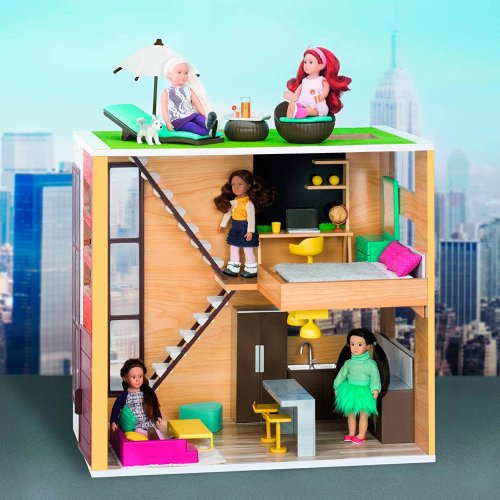 Игровой набор LORI Деревянный дом LO37004Z