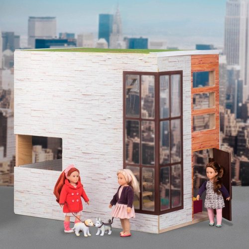 Игровой набор LORI Деревянный дом LO37004Z