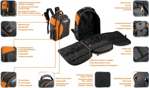 Рюкзак для инструментов Neo Tools 84-307