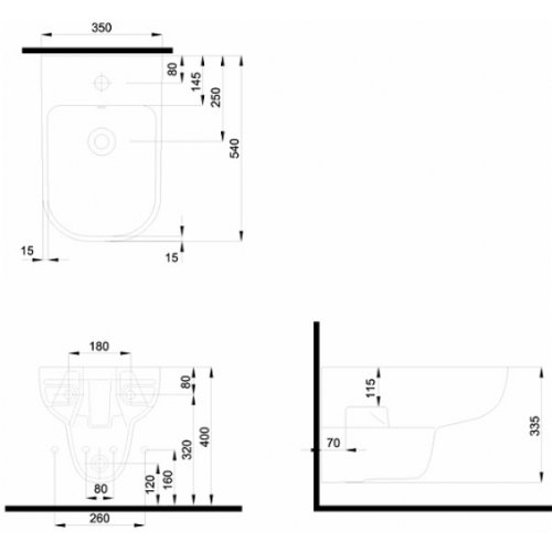 Биде KOLO Traffic L95100000