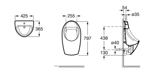 Уринал Rocaet A35945M000