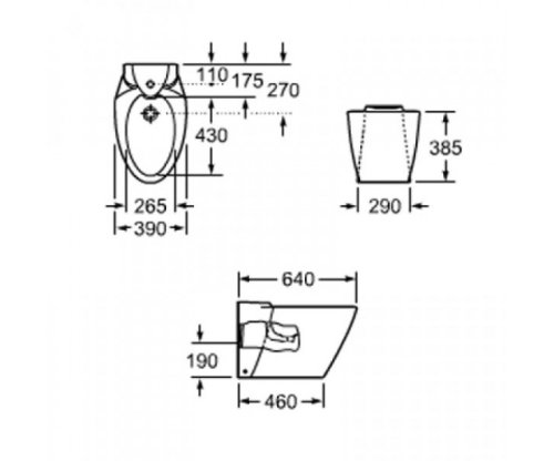 Біде Roca Veranda 357440000