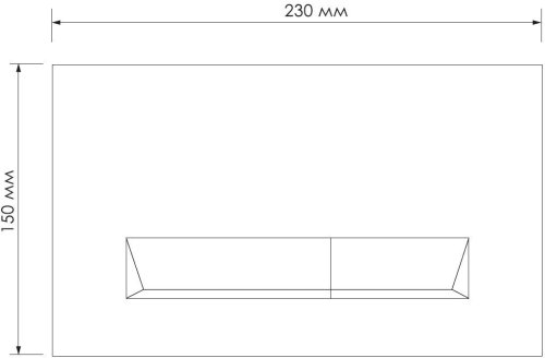 Кнопка змиву Imprese Pan i8100