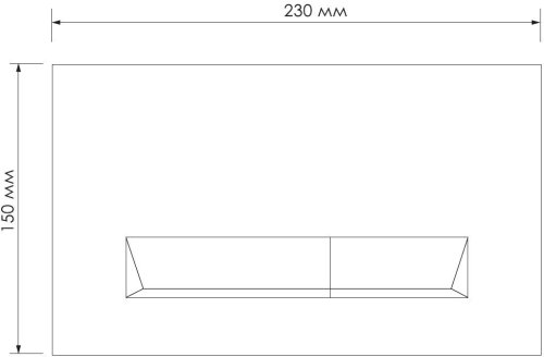 Клавиша смыва Imprese Pan Laska Bila i8040W