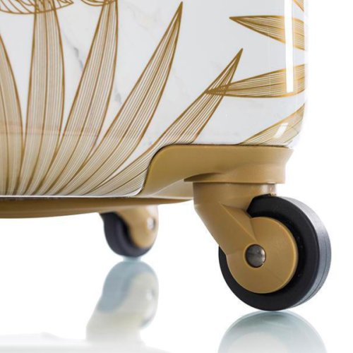 Чемодан Heys Oasis (M) White/Gold Leaf